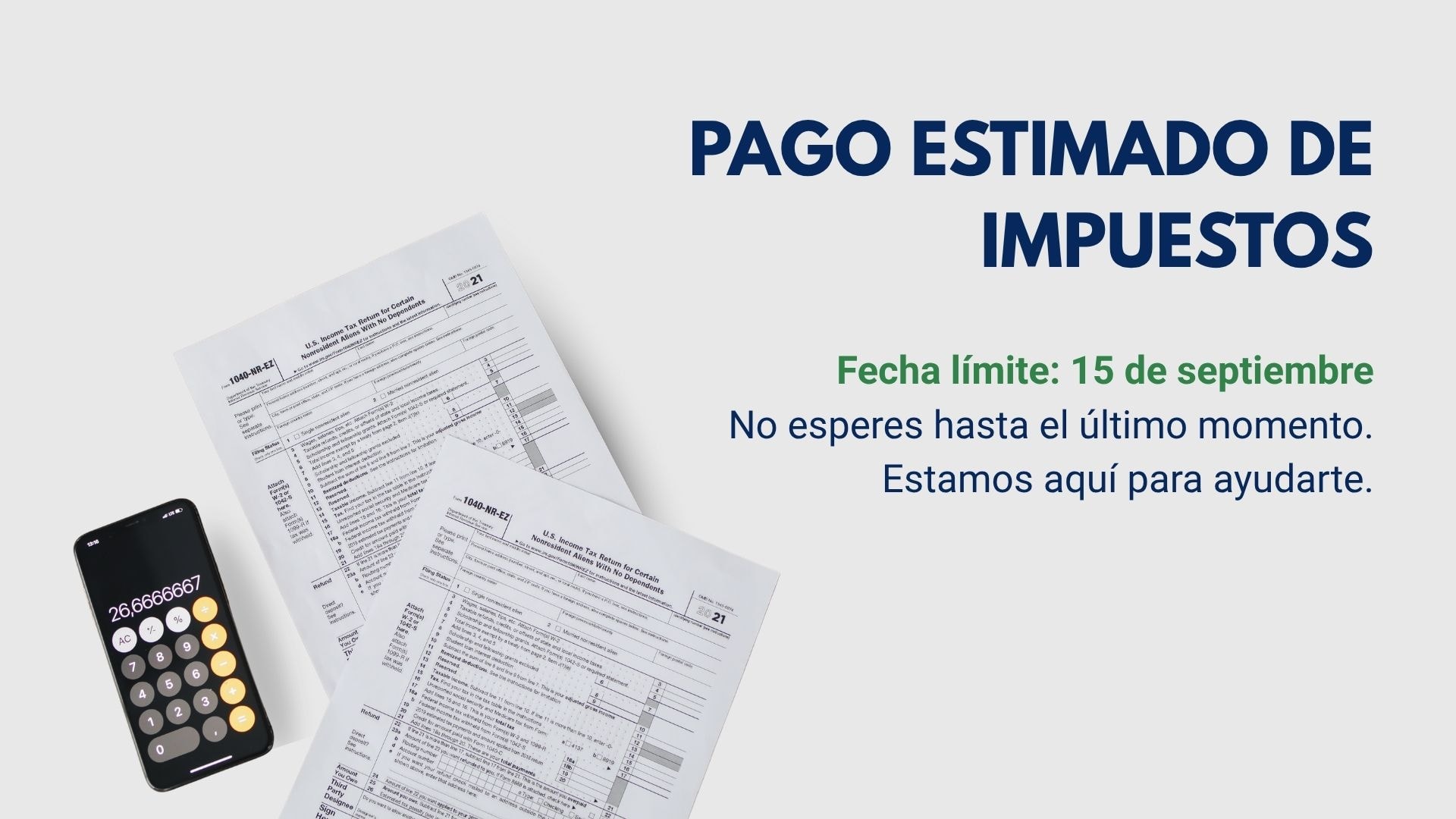Familia hispana revisando documentos de impuestos con contador en Knoxville